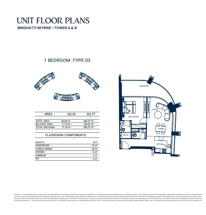Floor plan for Type 03