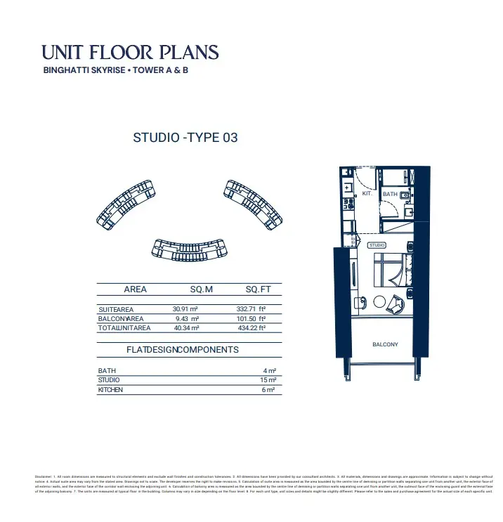 Floor plan for Type 03