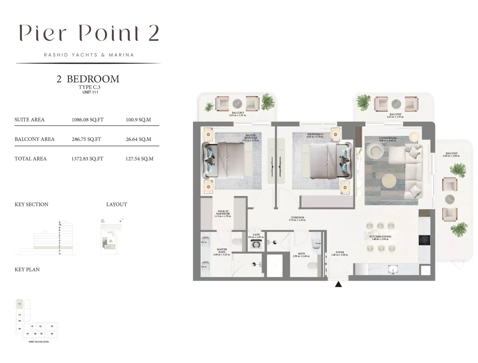 Floor plan for Type C.3