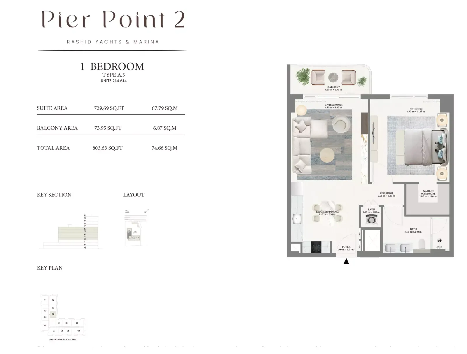 Floor plan for Type A.3