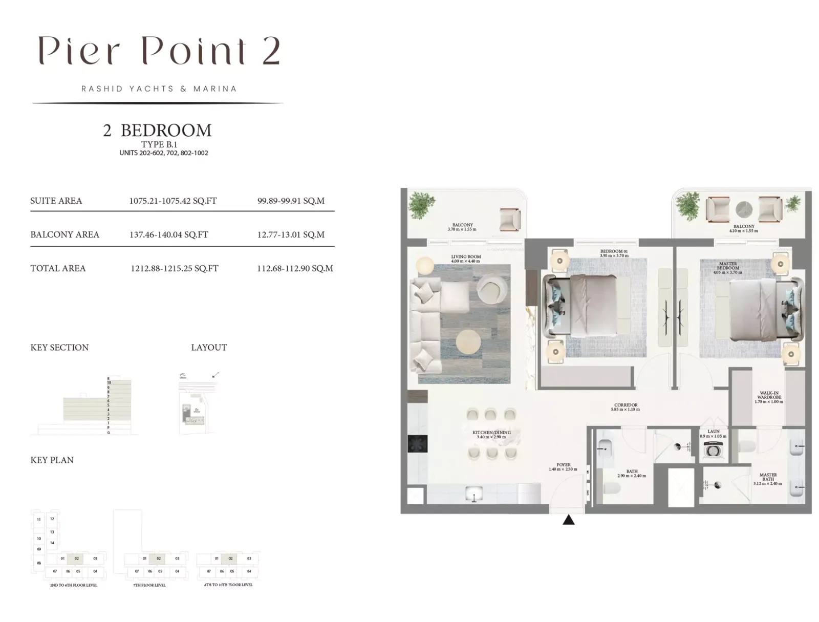 Floor plan for Type B.1