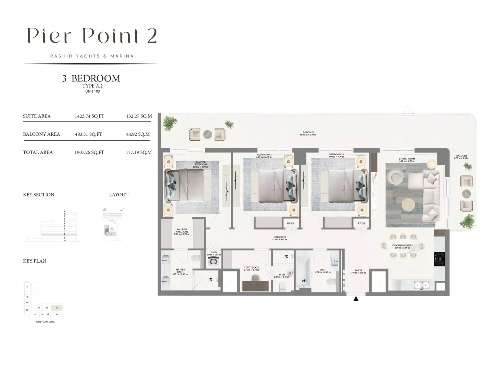Floor plan for Type A.2
