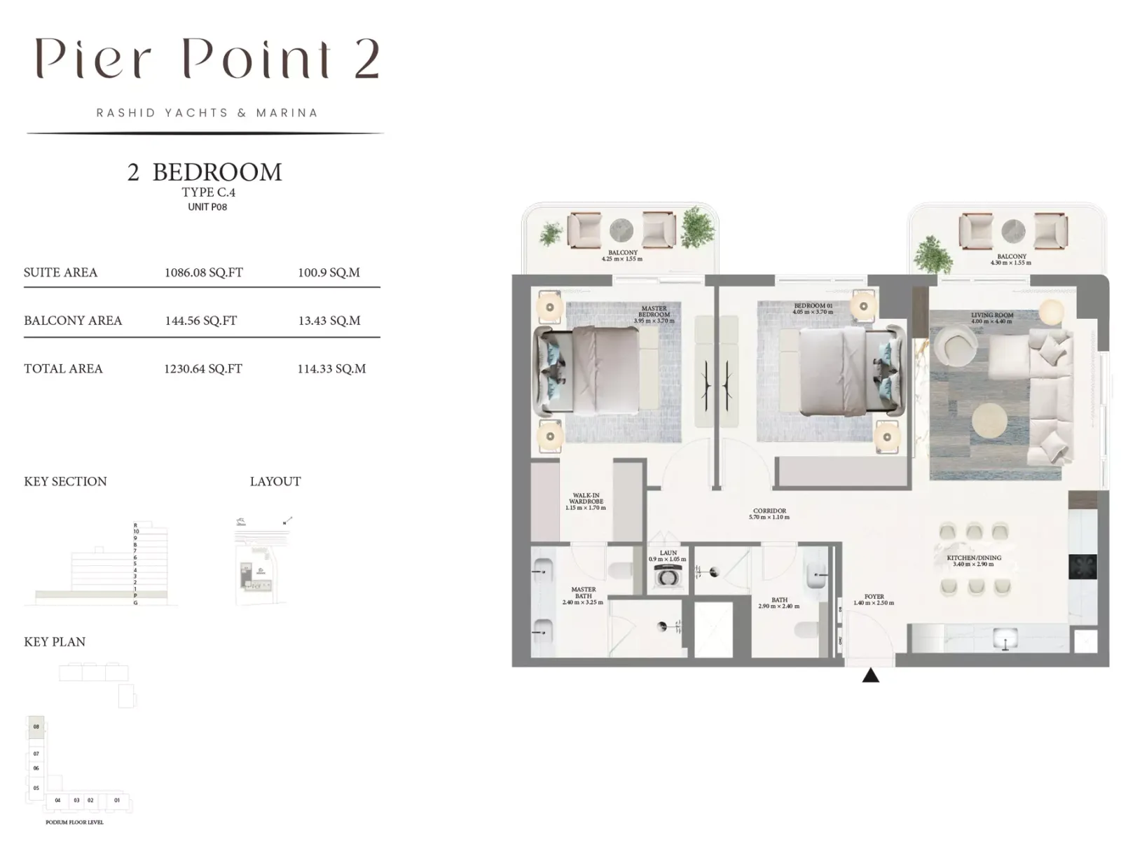 Floor plan for Type C.4