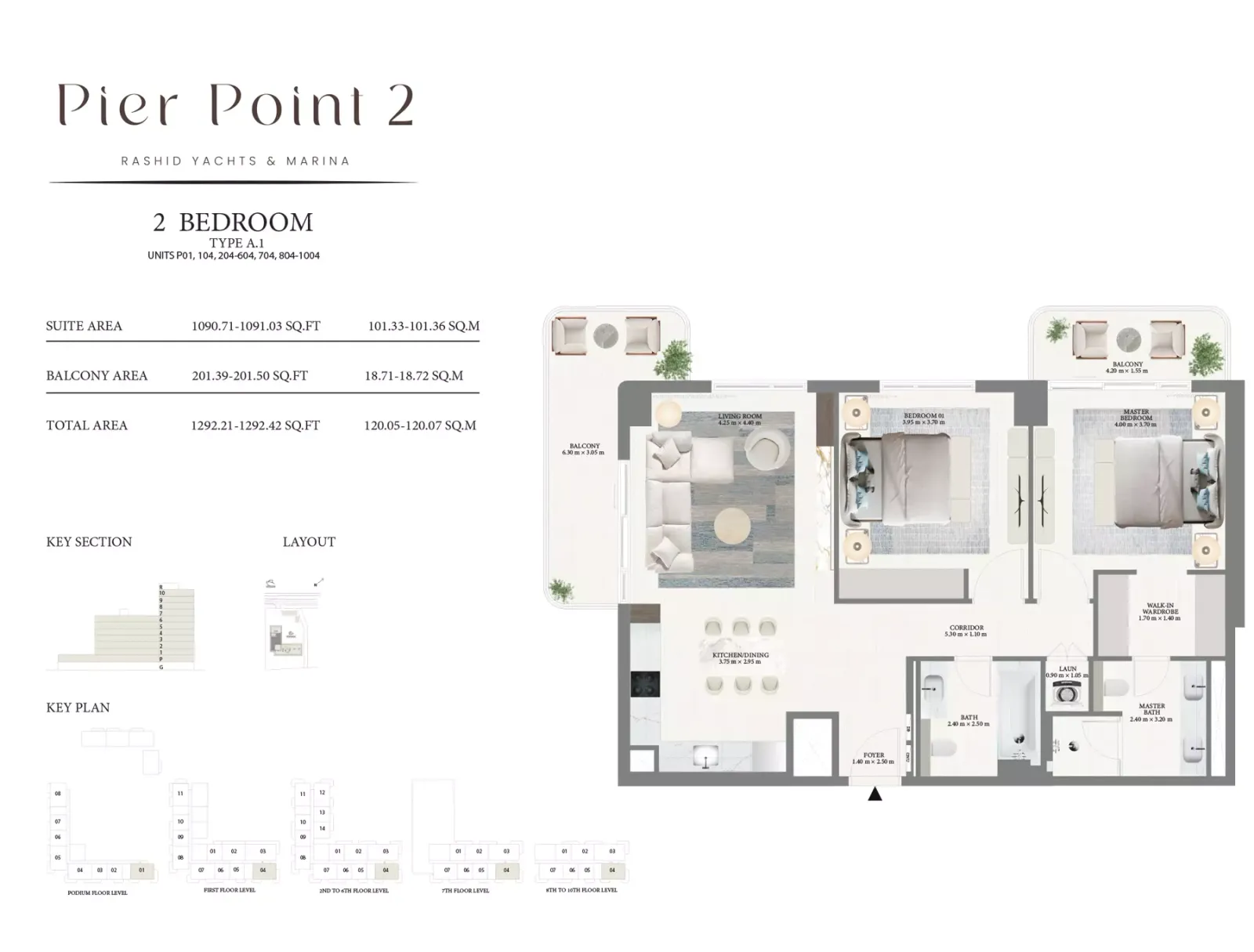 Floor plan for Type A.1