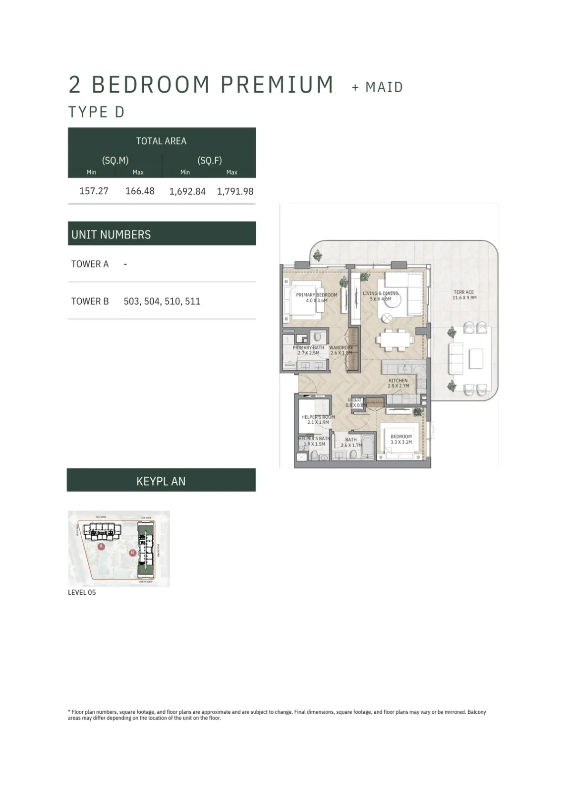 Floor plan for Type D