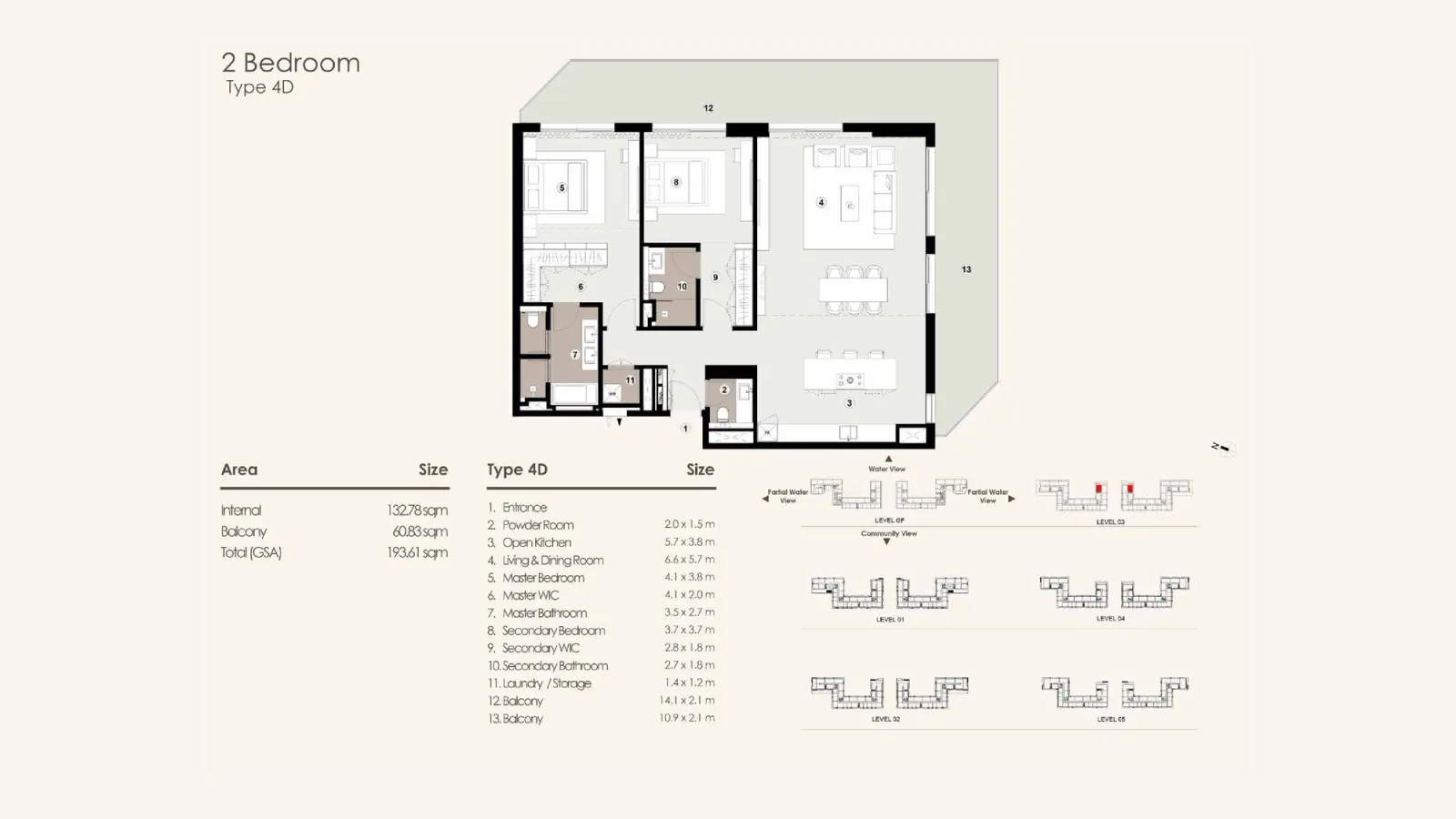 Floor plan for Type 4D