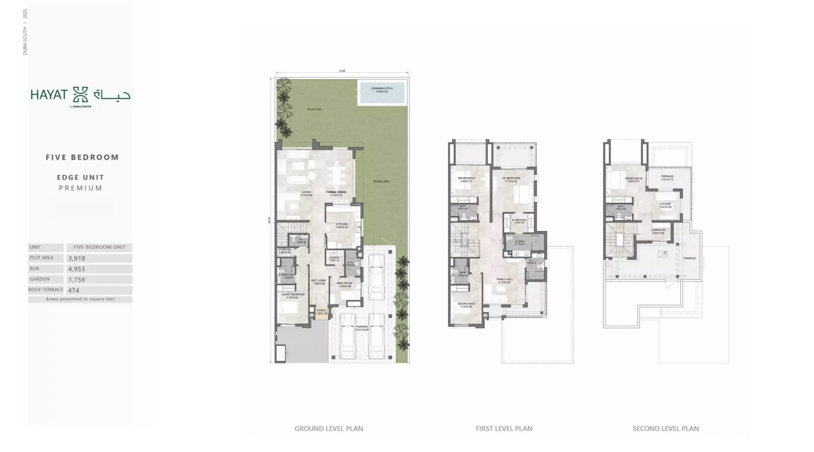Floor plan for Type 5BR Edge
