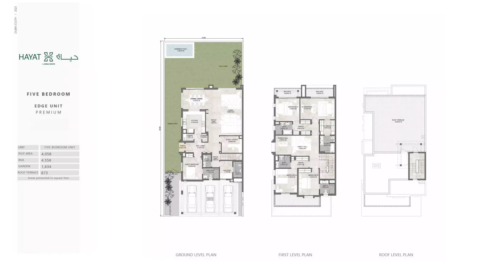 Floor plan for Type 5BR SD B (Edge Premium)