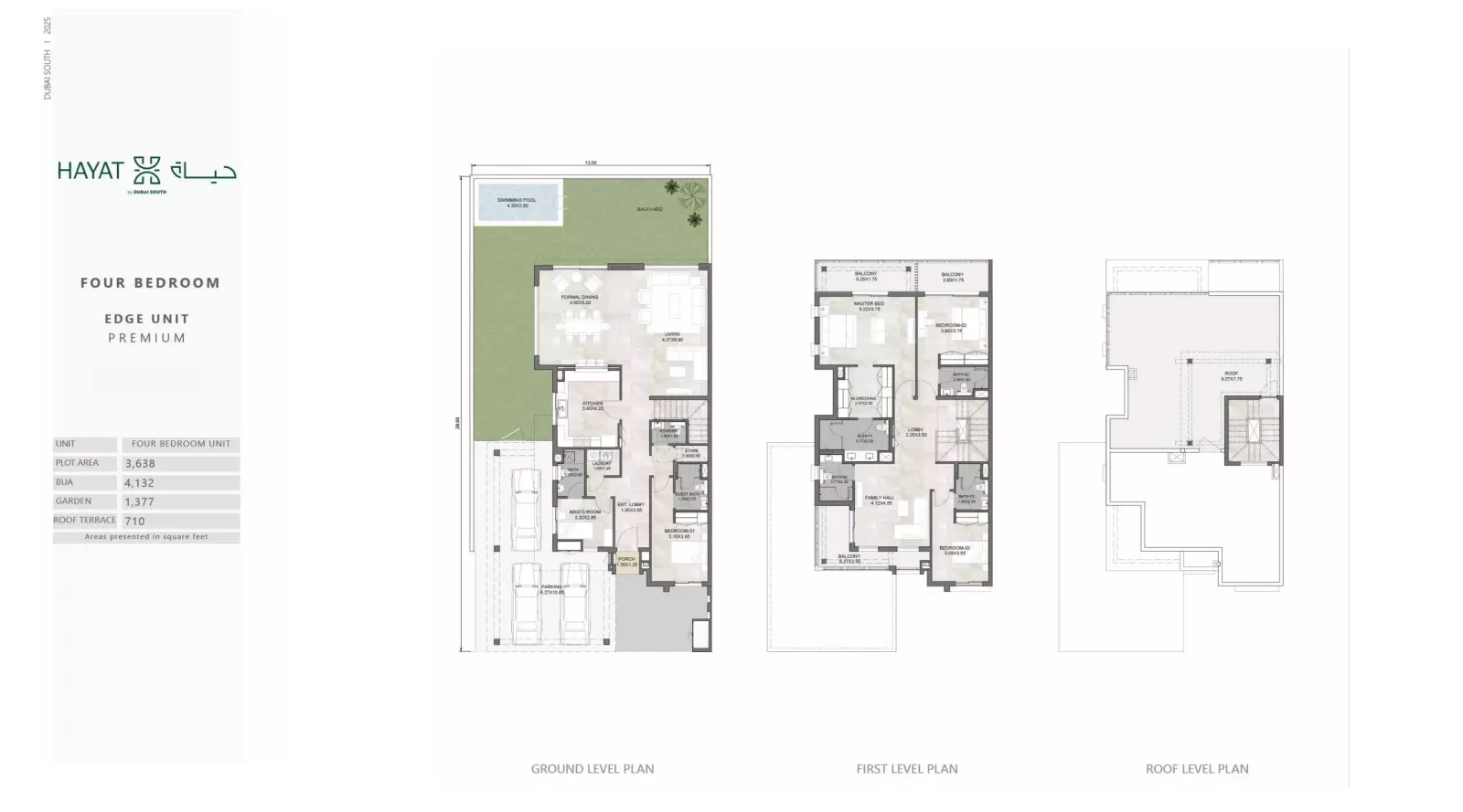 Floor plan for Type 4BR Edge