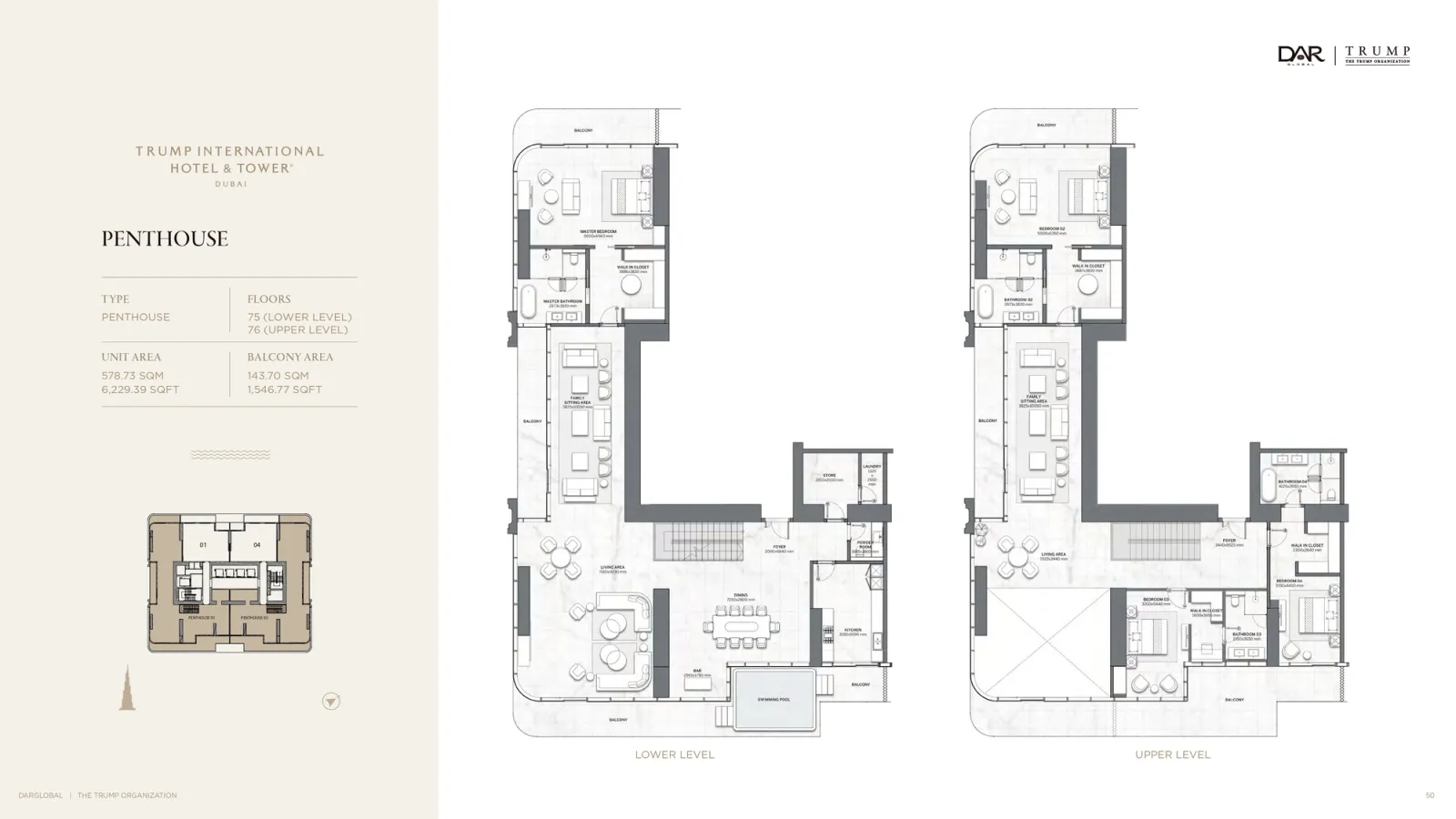 Floor plan for PENTHOUSE