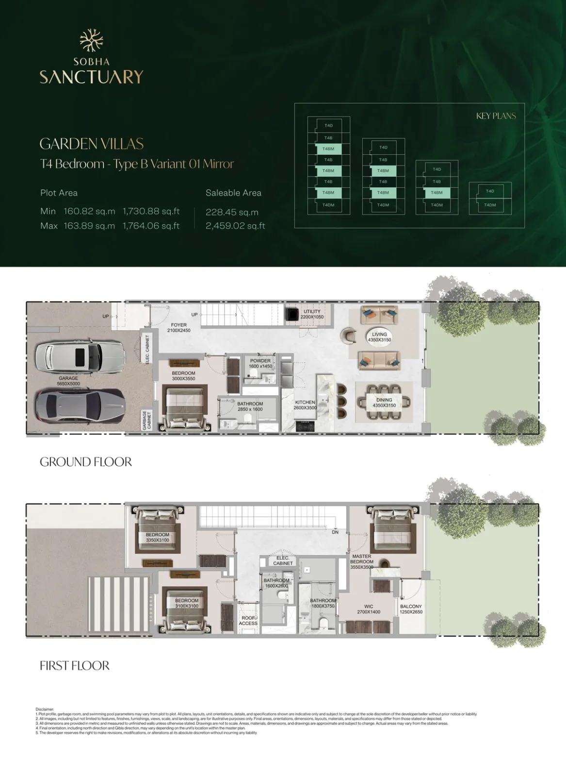 Floor plan for Type B01M