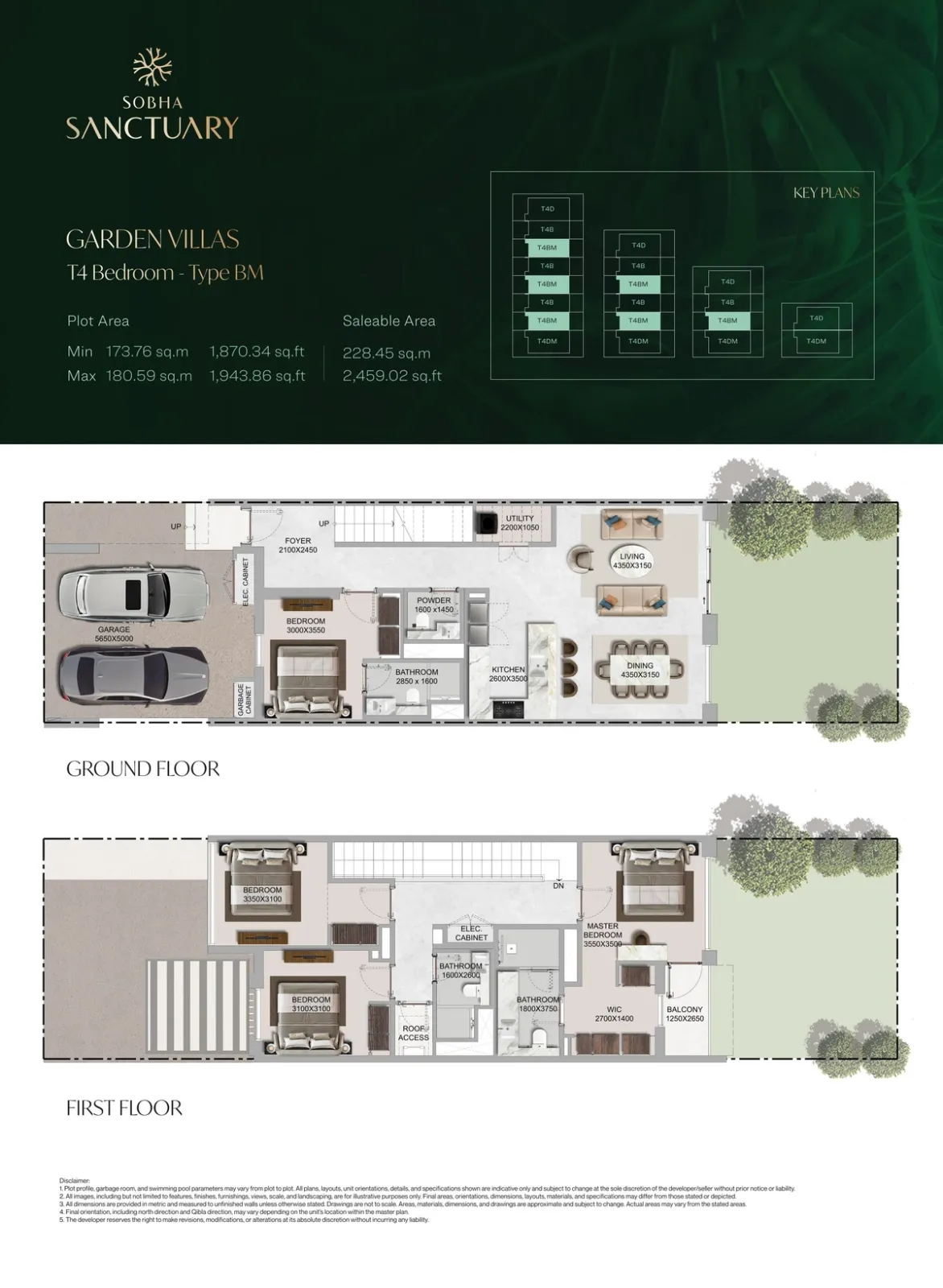 Floor plan for Type BM