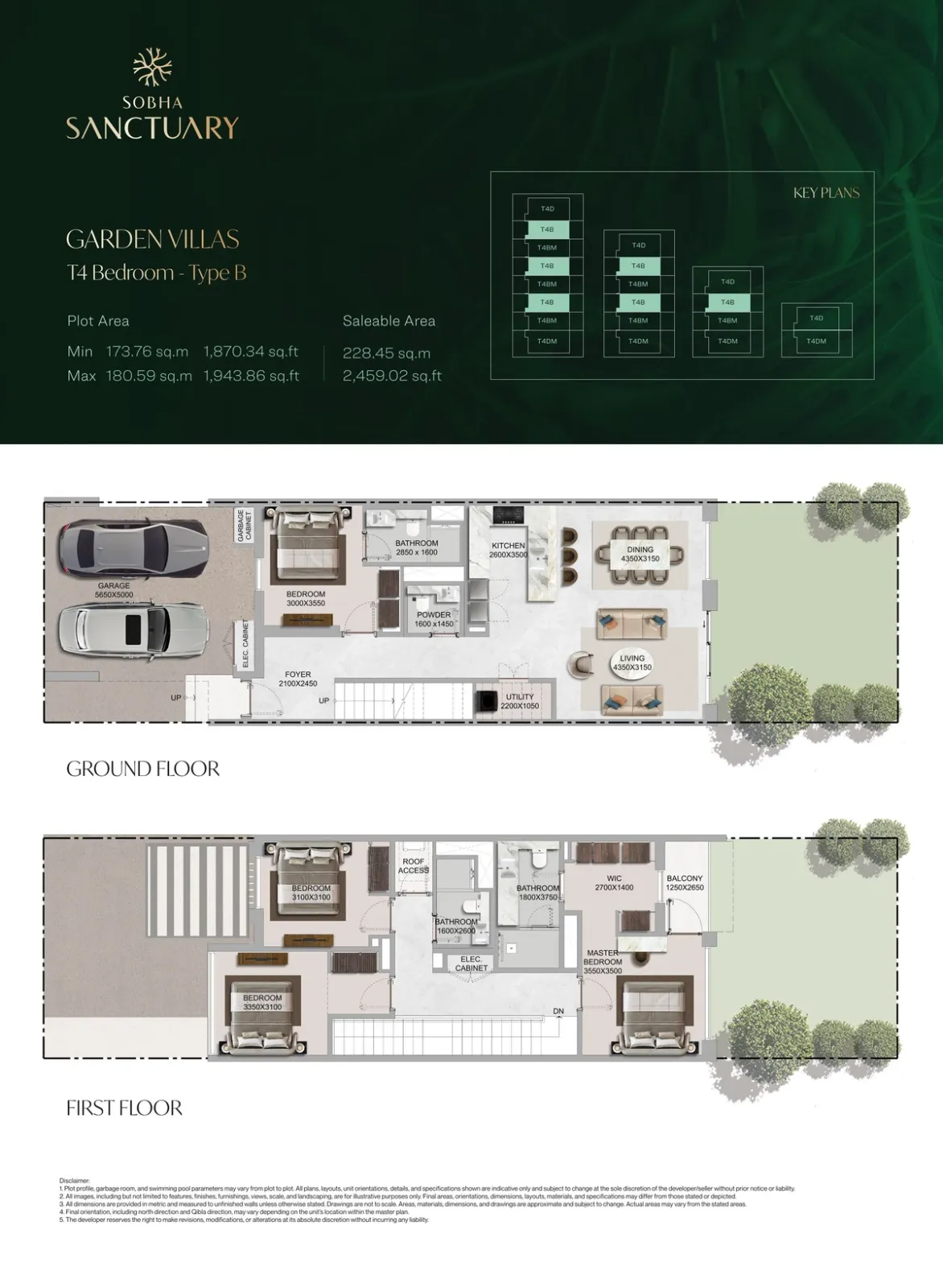 Floor plan for Type B