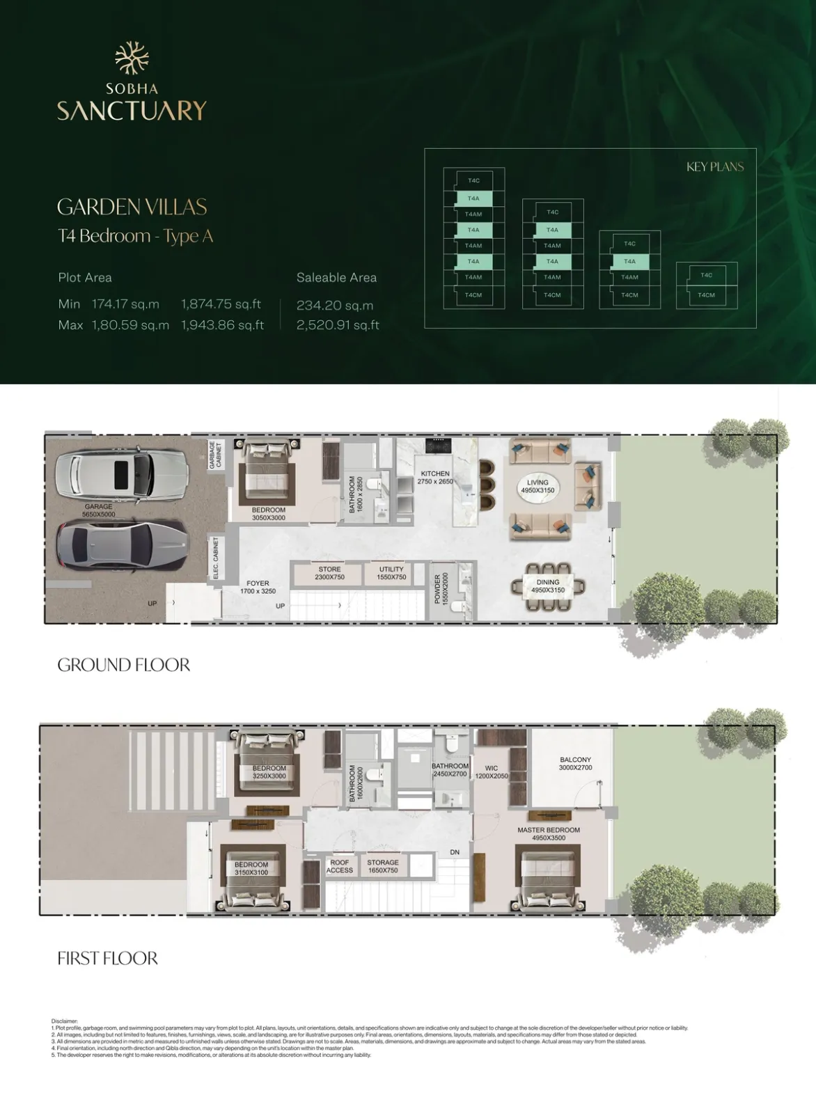 Floor plan for Type A