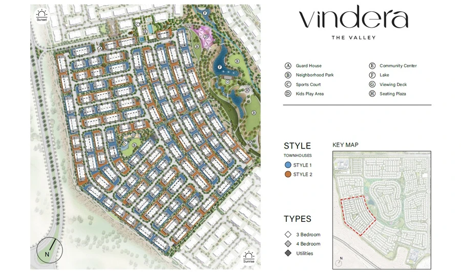 Vindera at The Valley master plan