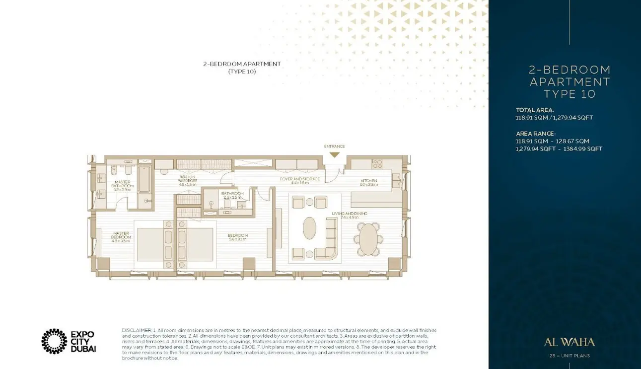 Floor plan for Type 10