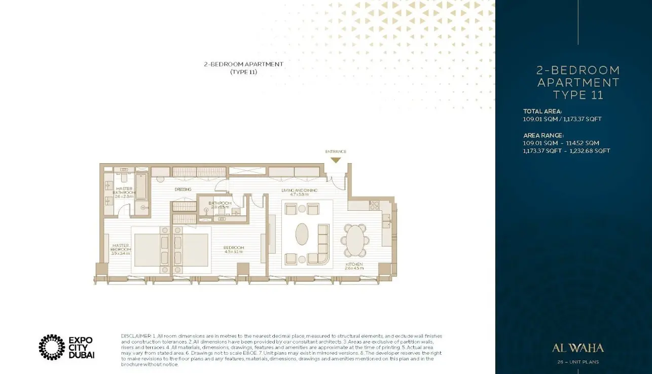 Floor plan for Type 11