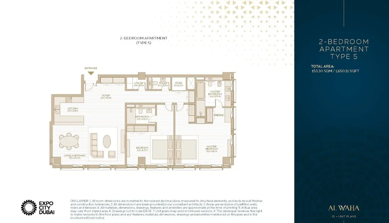 Floor plan for Type 5