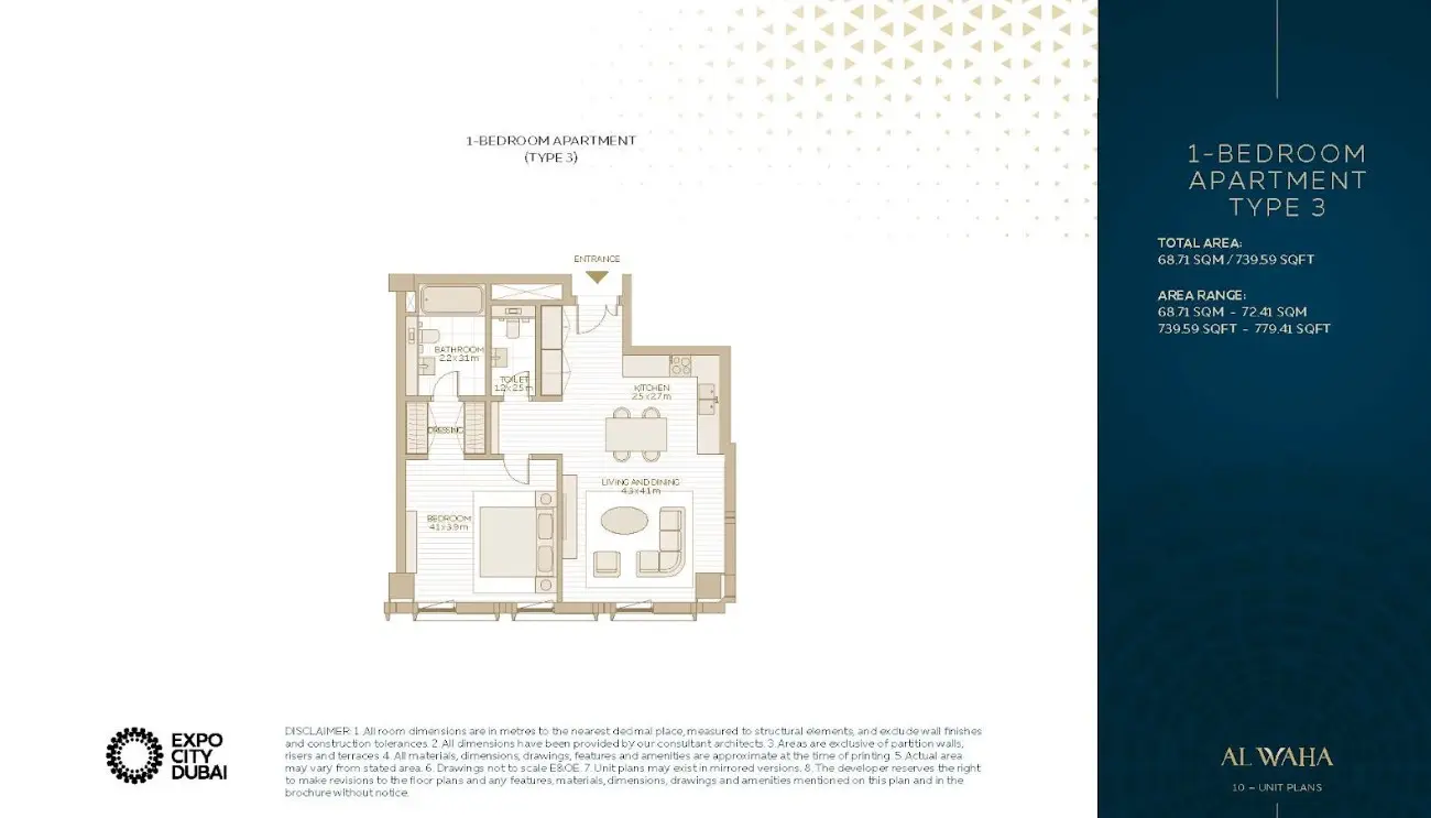 Floor plan for Type 3