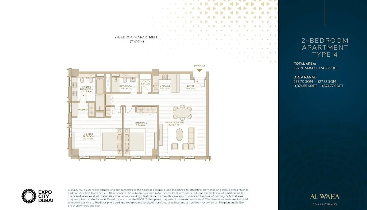 Floor plan for Type 4