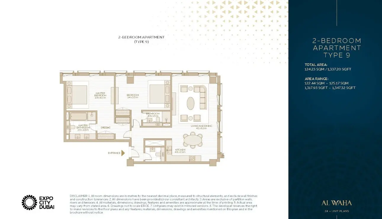 Floor plan for Type 9
