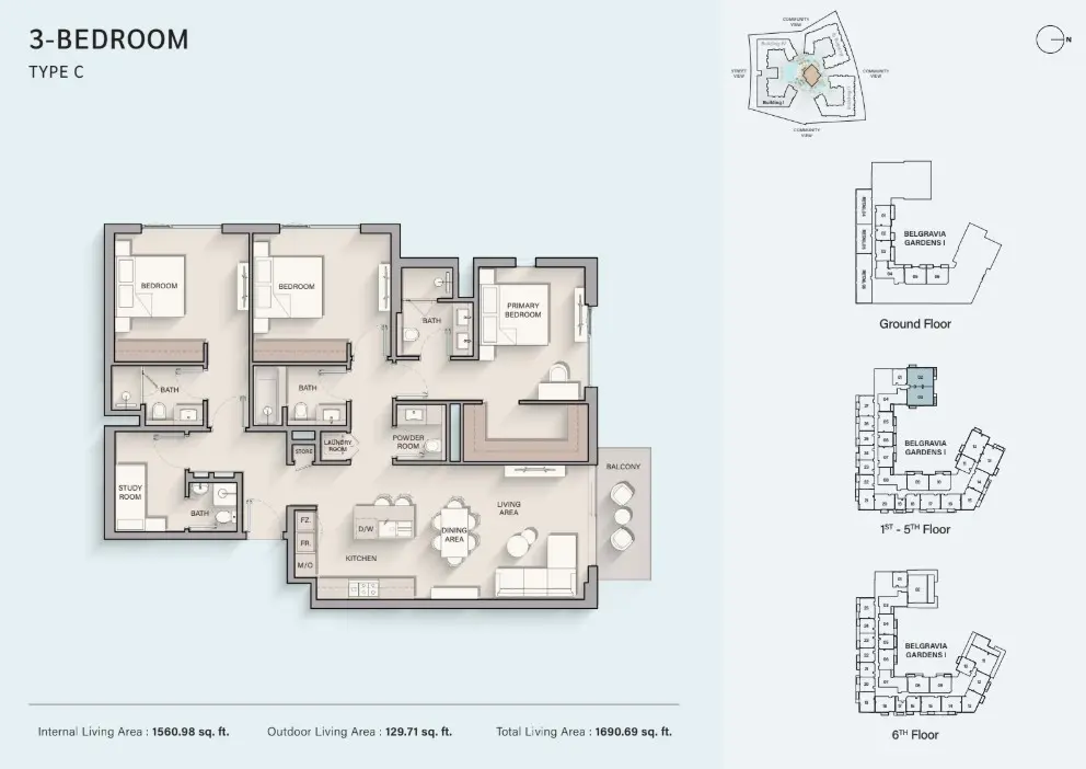 Floor plan for Type C