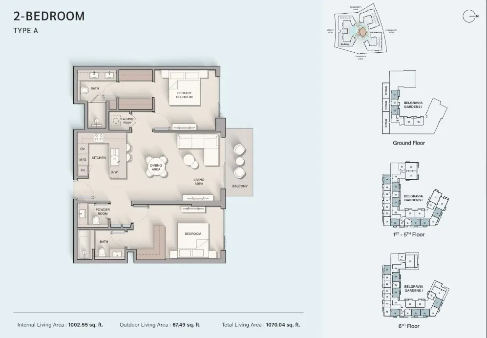 Floor plan for Type A