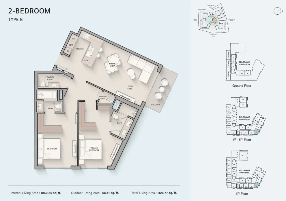 Floor plan for Type B