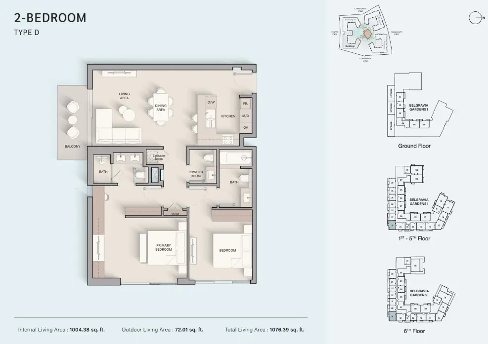Floor plan for Type D
