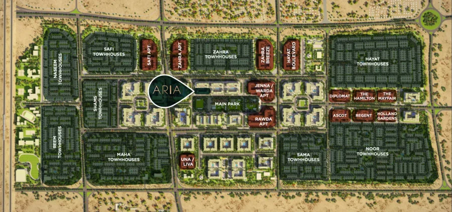 Aria by Nshama master plan