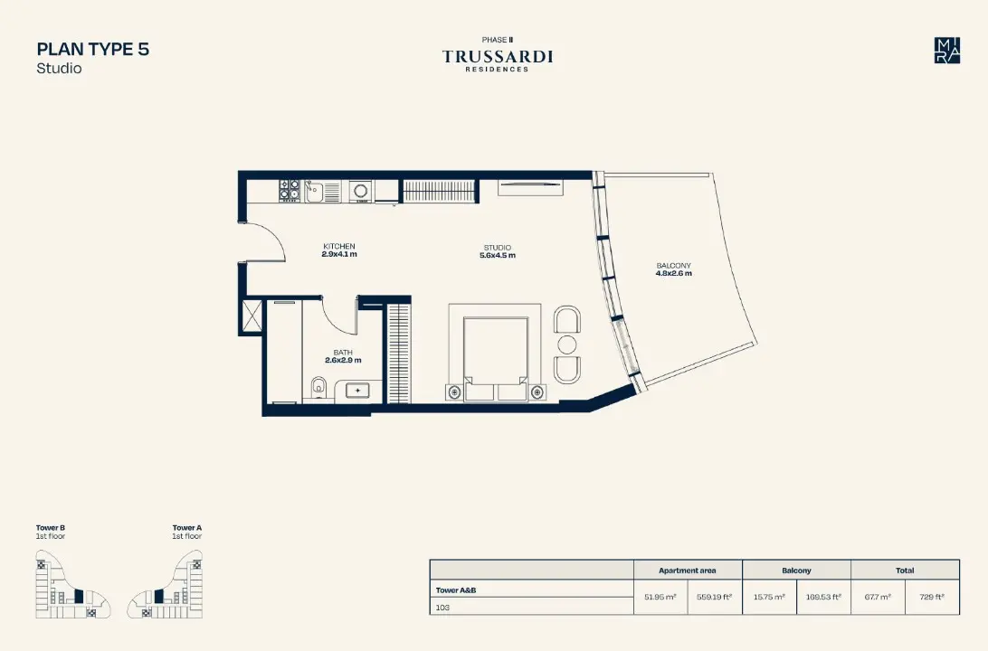 Floor plan for Type 5