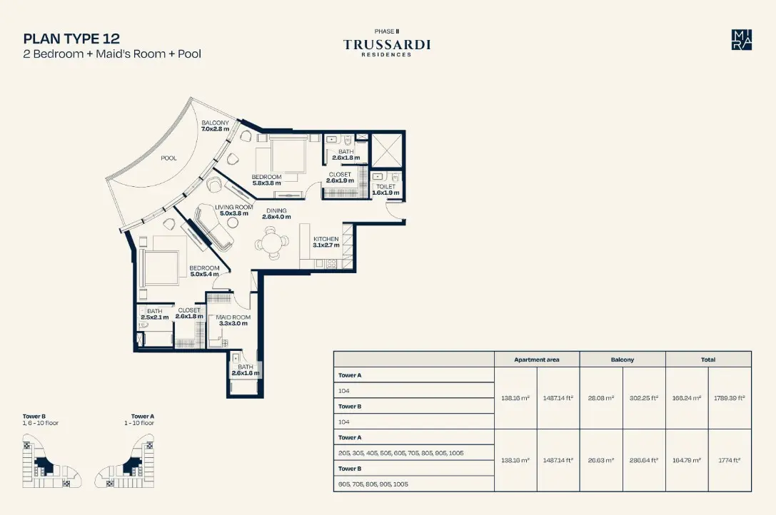 Floor plan for Type 12
