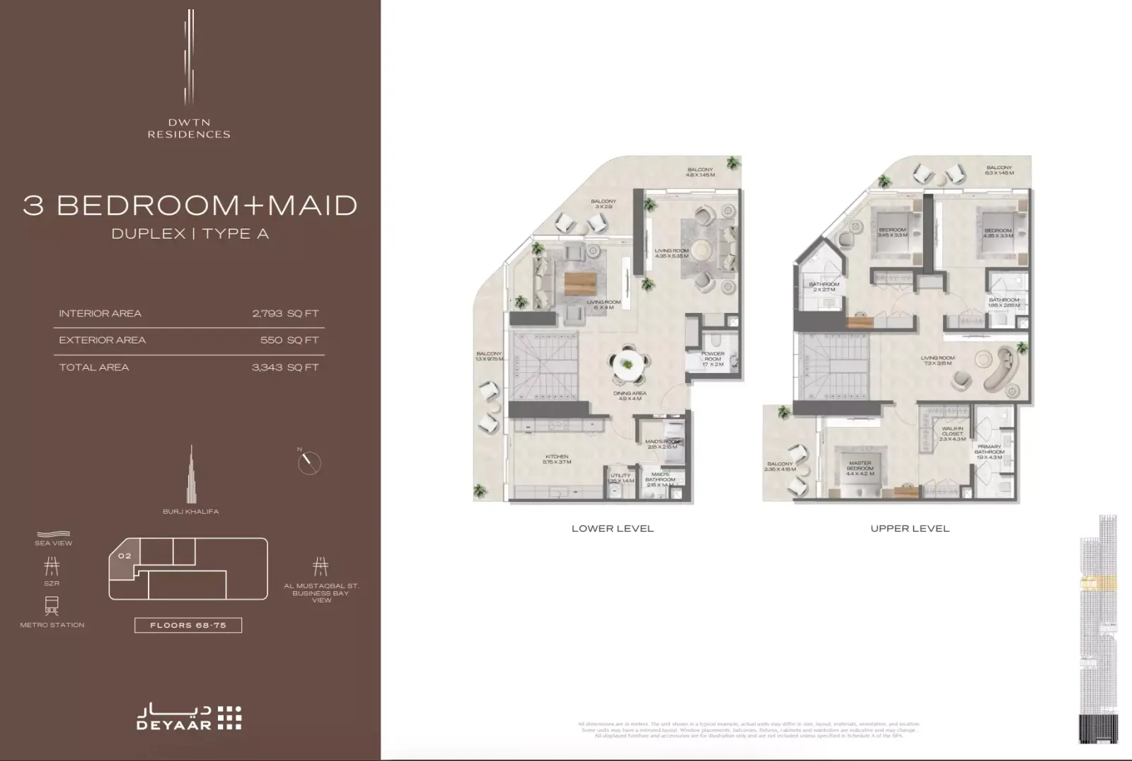 Floor plan for Type A