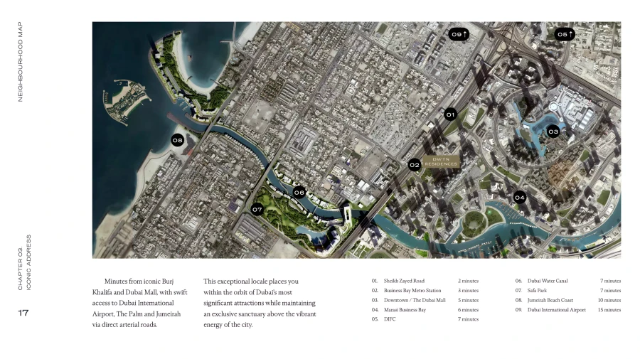 DWTN Residences by Deyaar master plan
