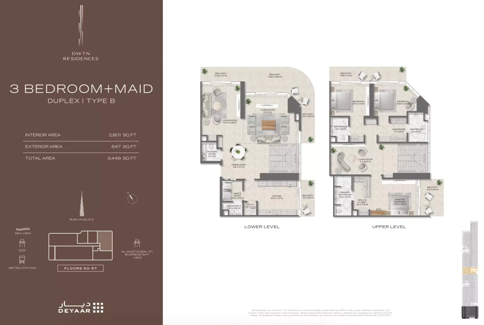 Floor plan for Type B