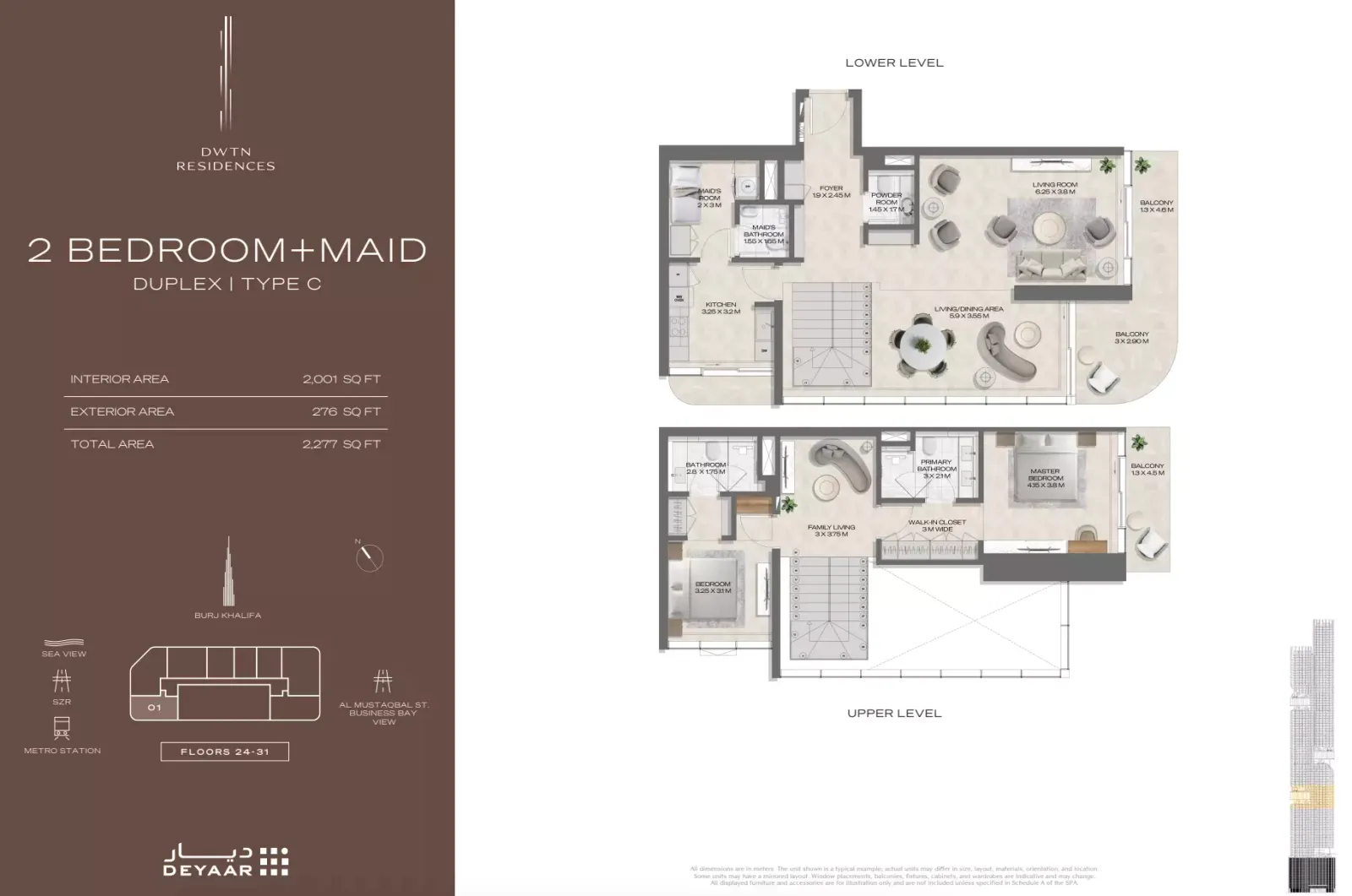 Floor plan for Type C