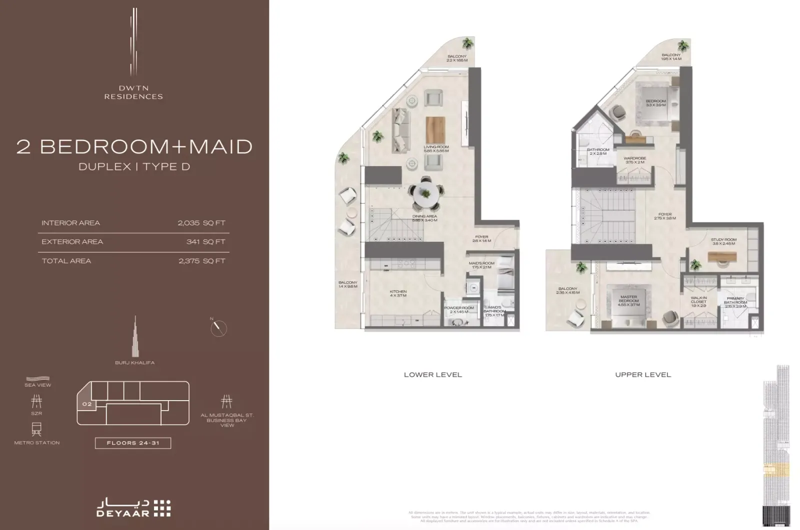 Floor plan for Type D