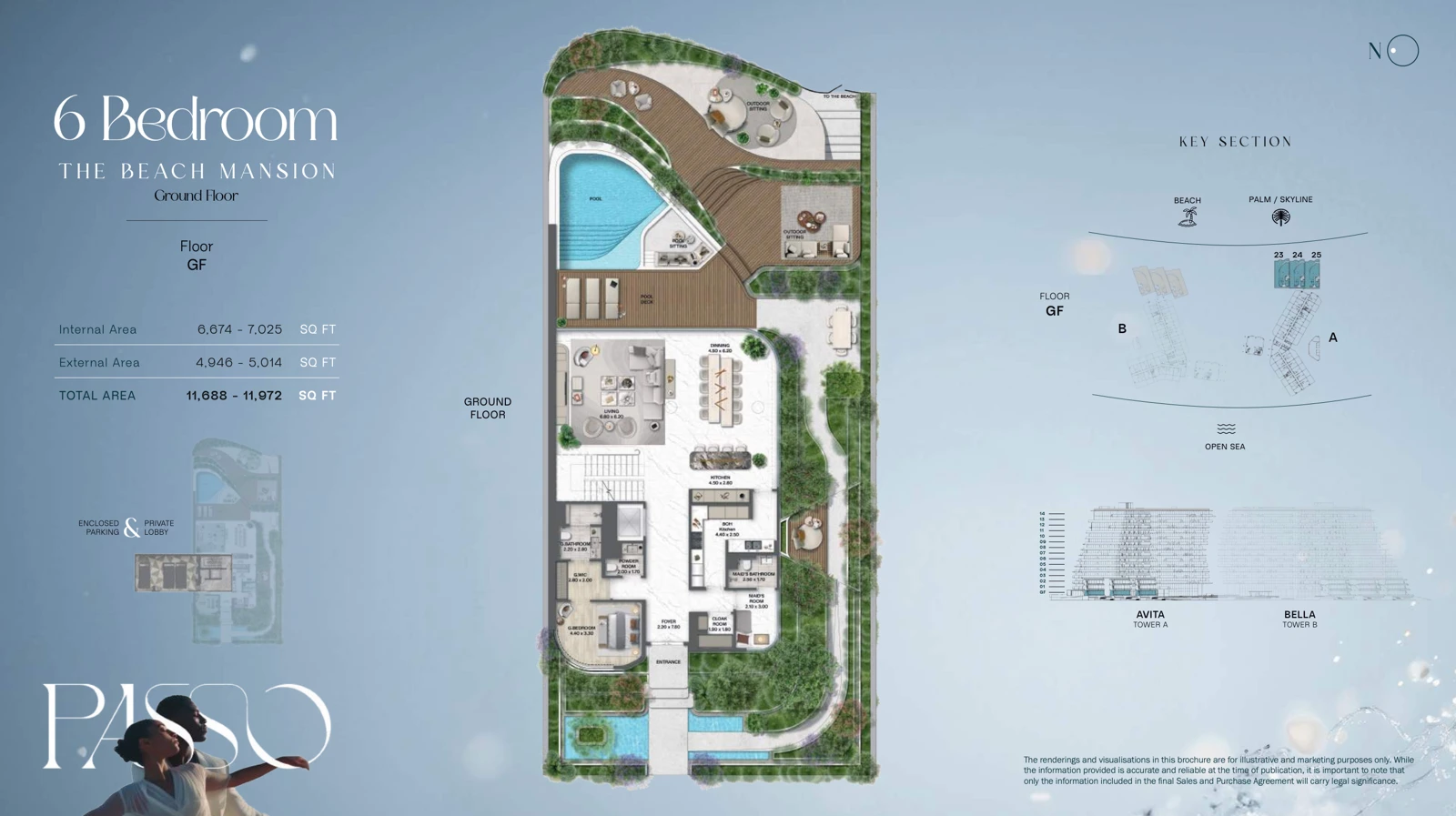 Bella by Passo Ground Floor Beach Mansion 11,972 sqft