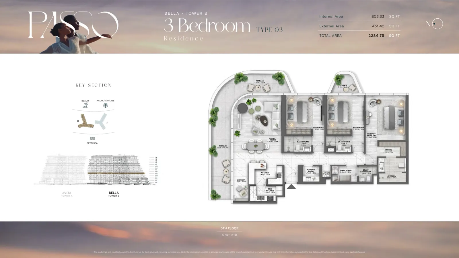 Floor plan for Type 03