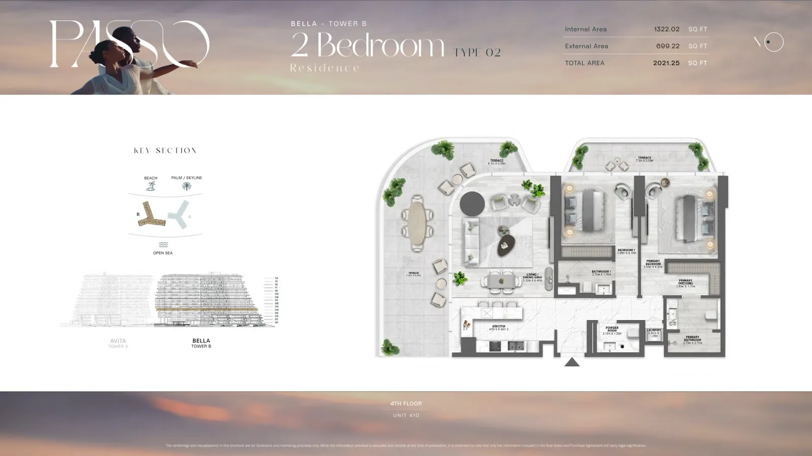Floor plan for Type 02A