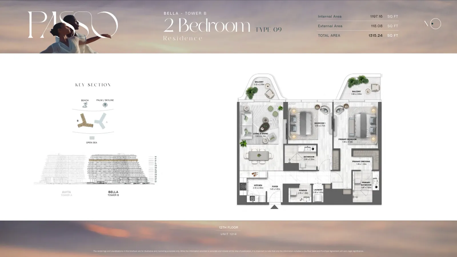Floor plan for Type 09