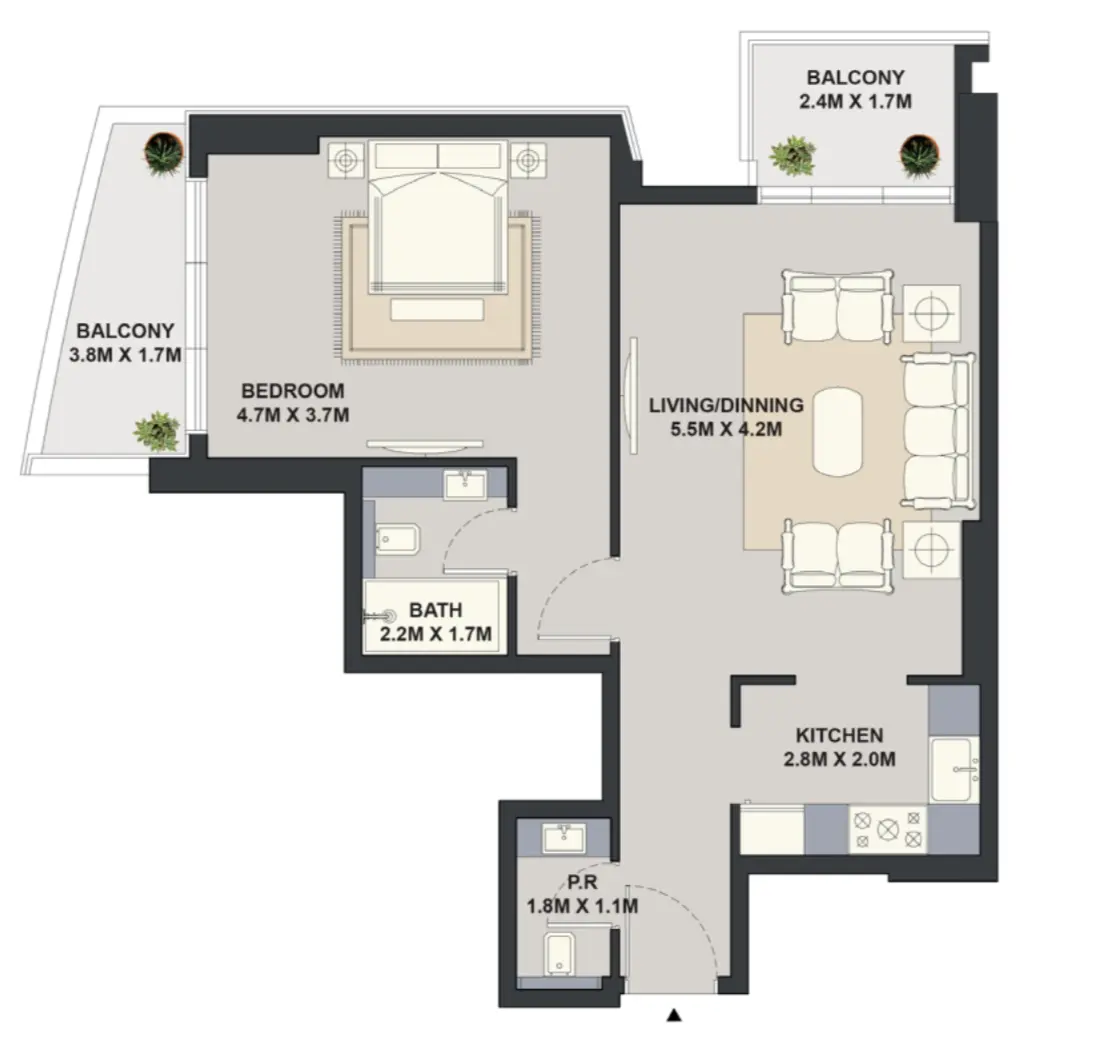 Floor plan for Type 4