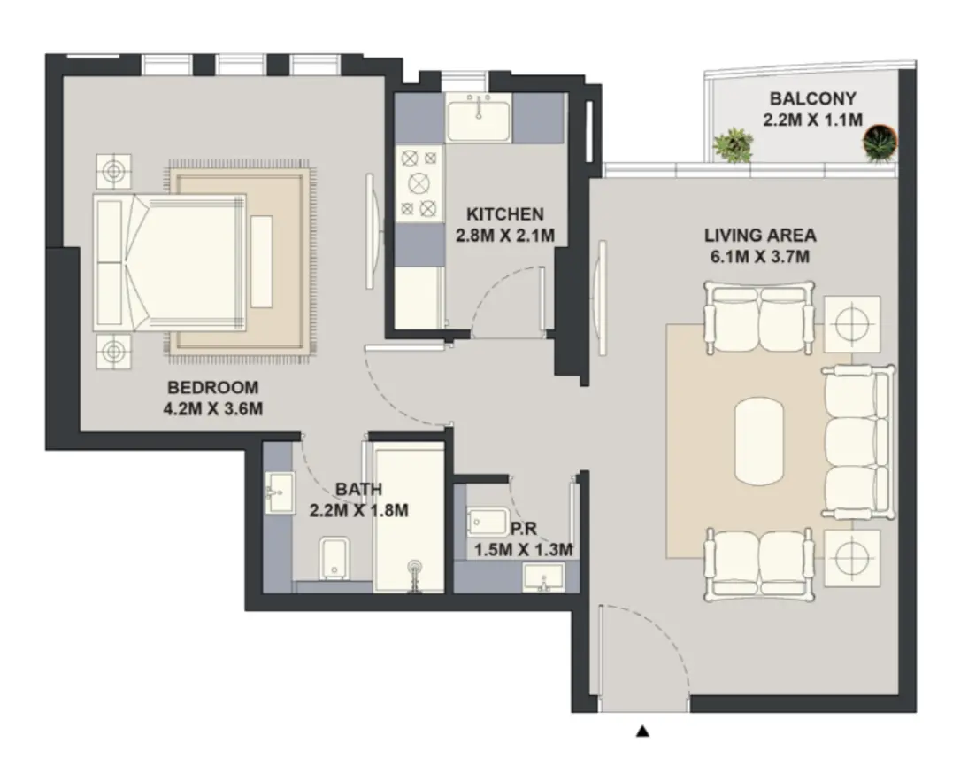 Floor plan for Type 7