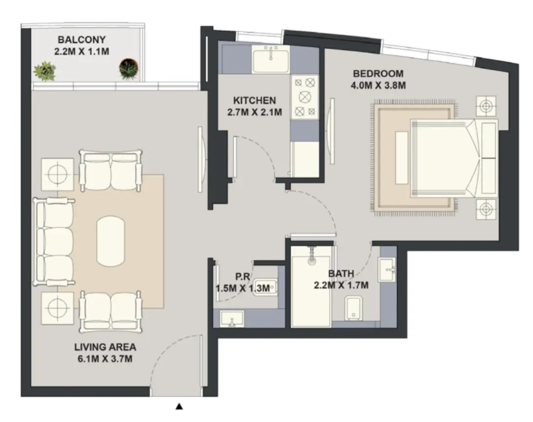 Floor plan for Type 6