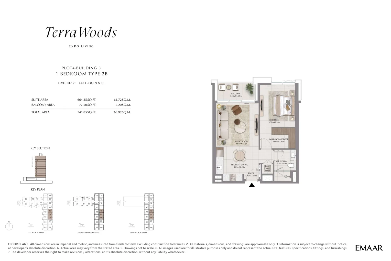 Floor plan for Type 2B