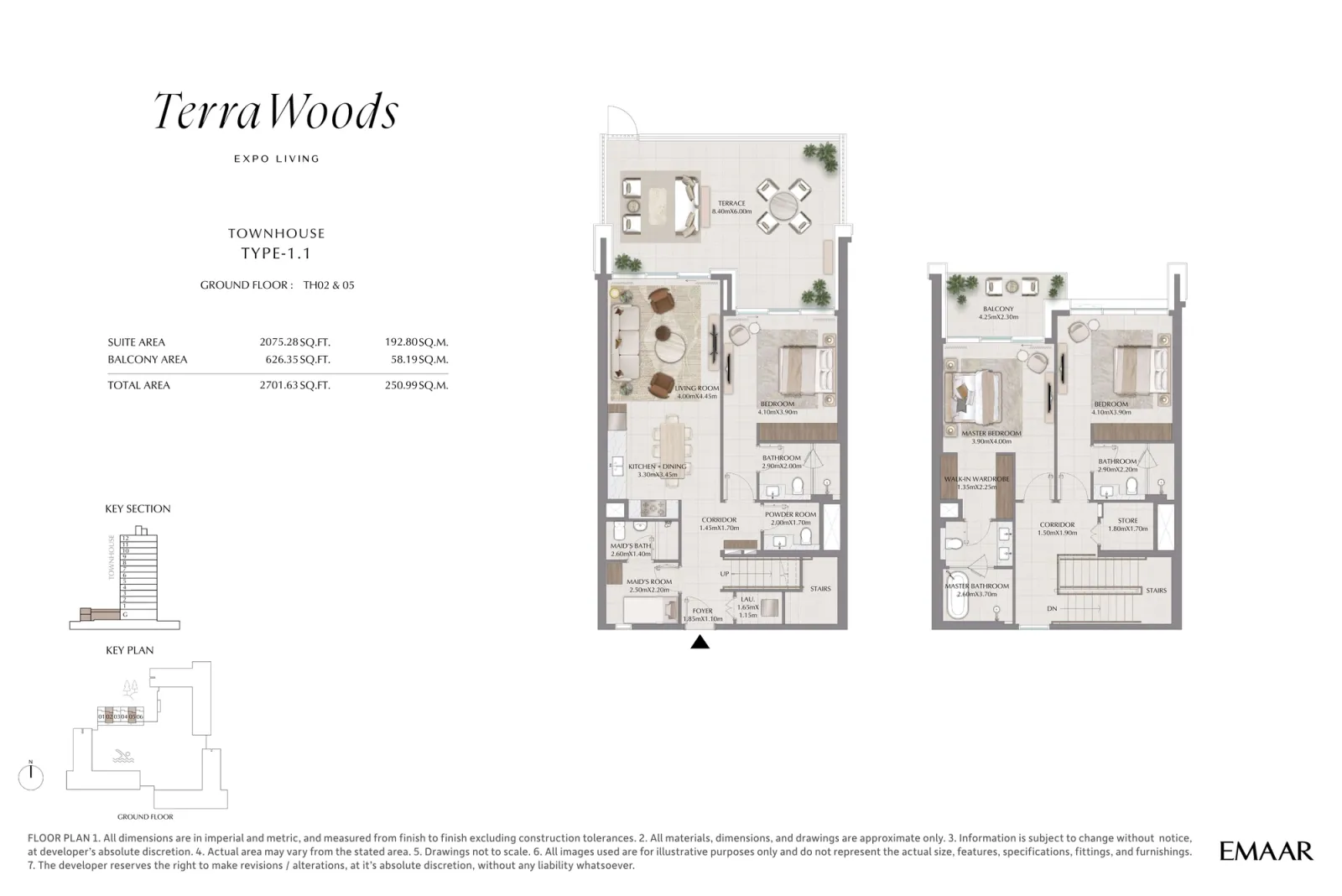 Floor plan for Type 1.1