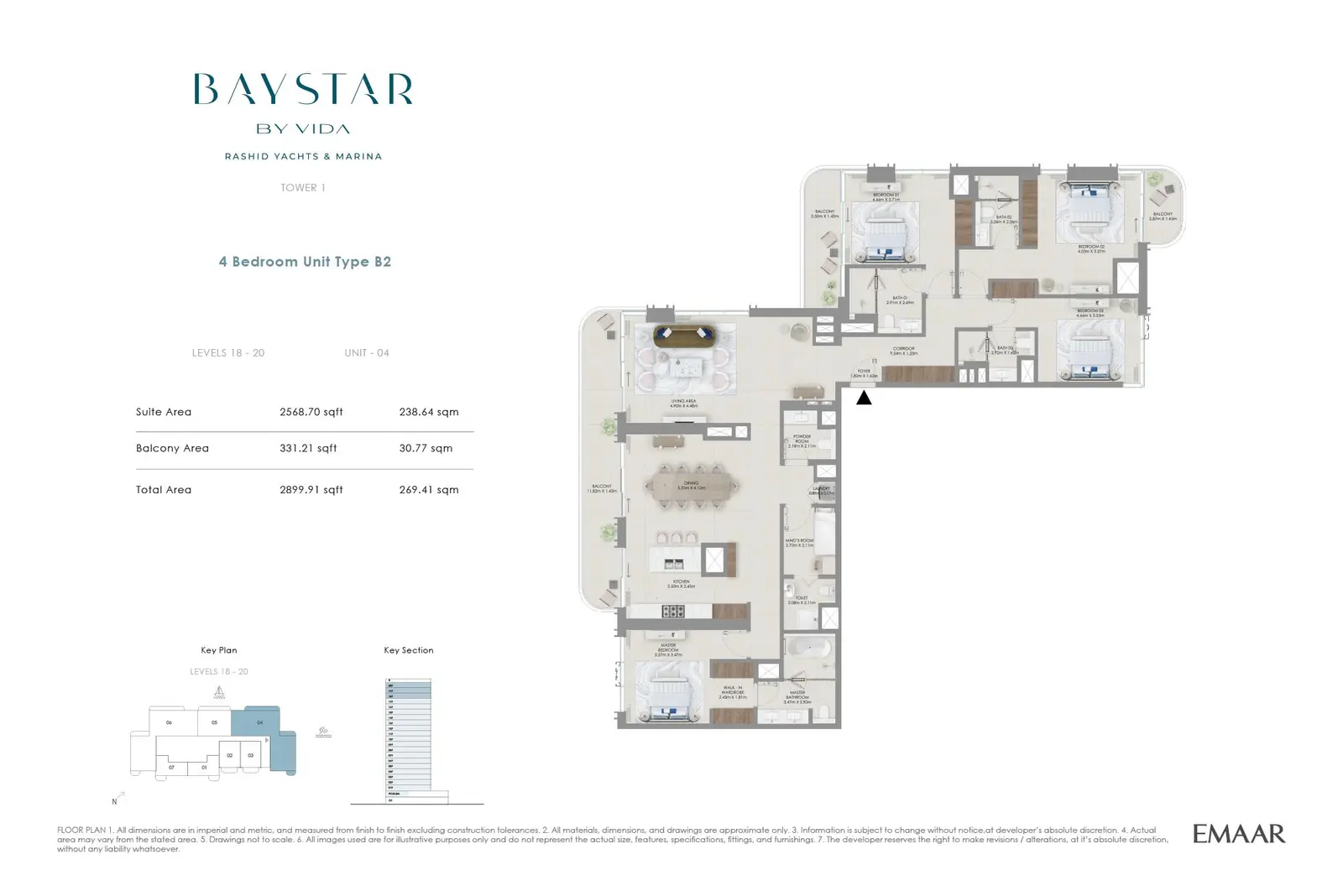 Floor plan for Type B2