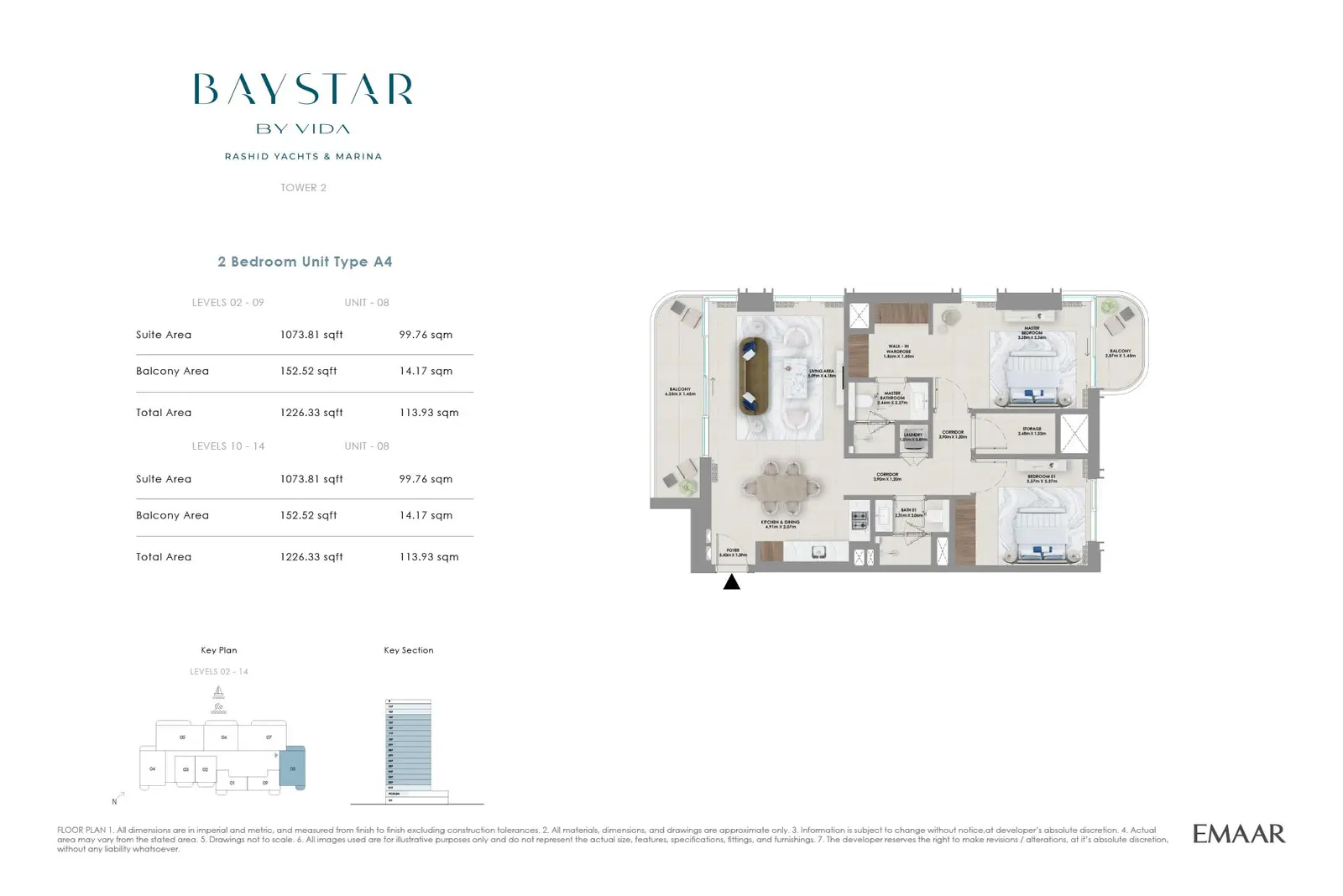 Floor plan for Type A4