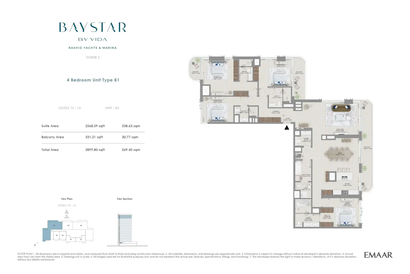Floor plan for Type B1