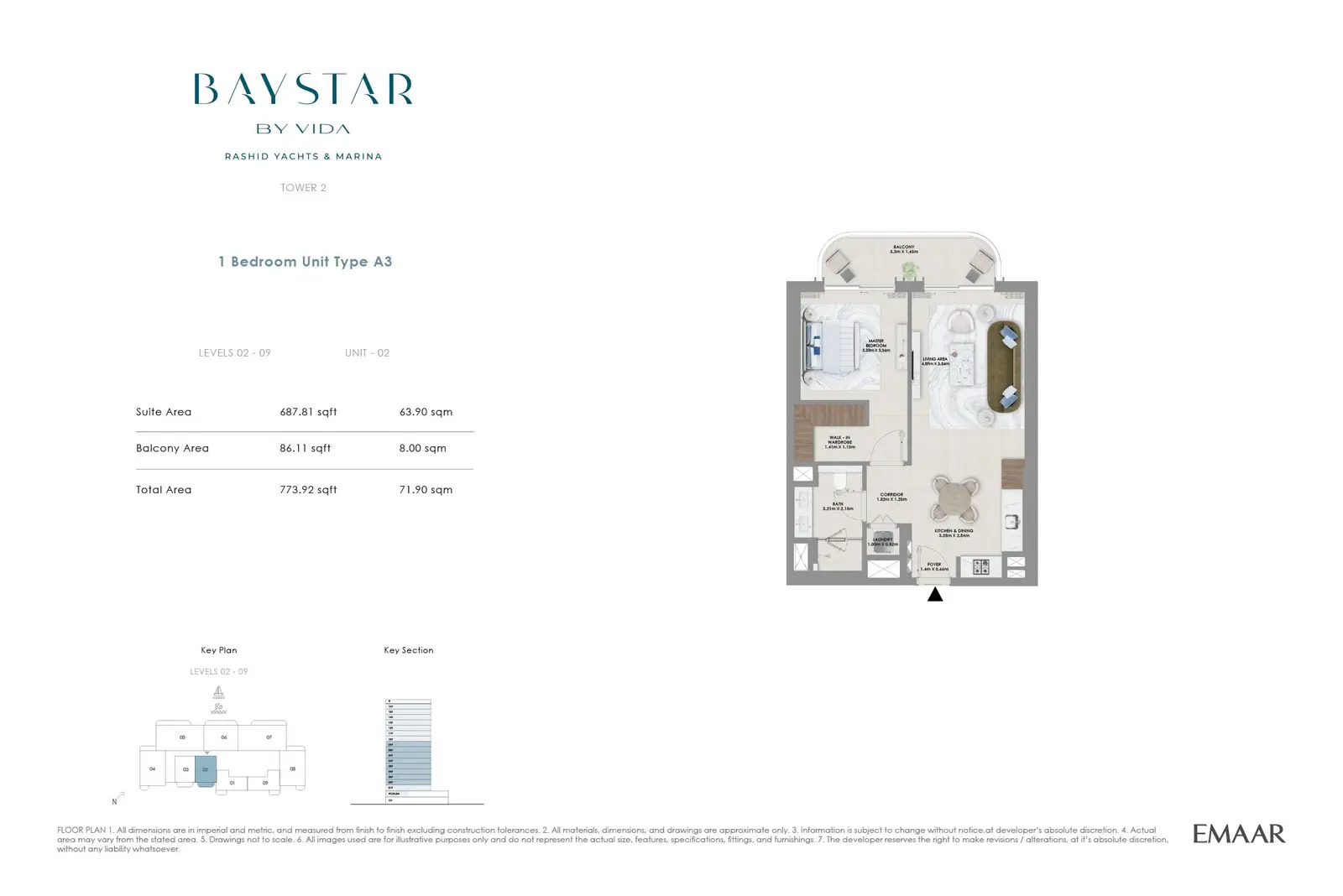 Floor plan for Type A3
